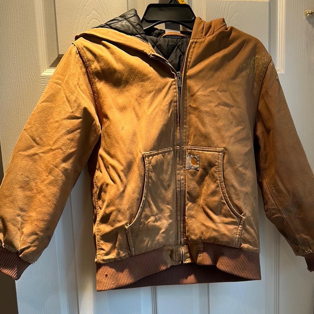 Carhartt Kids Brown Hooded Jacket